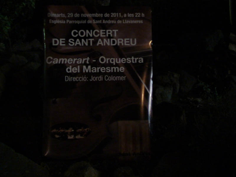  Concert de Sant Andreu                                                     